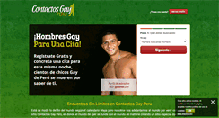 Desktop Screenshot of contactosgayperu.com